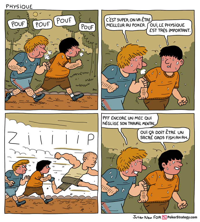BD de poker humoristique Entraînement
