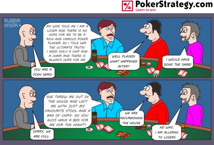 Lustige Pokercartoons Friends