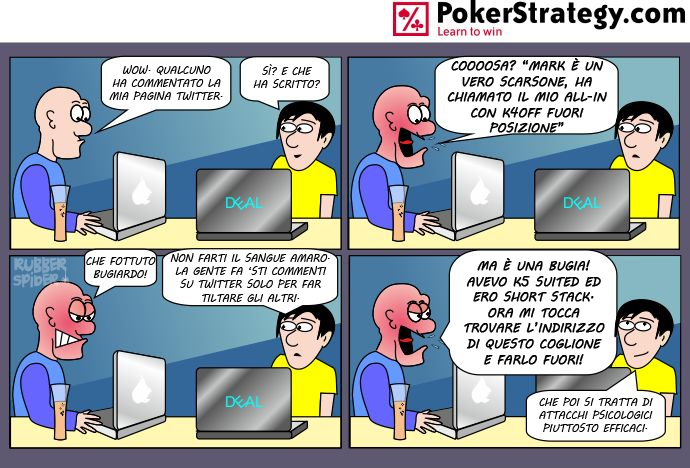 Vignette Divertenti sul Poker Attacco su Twitter