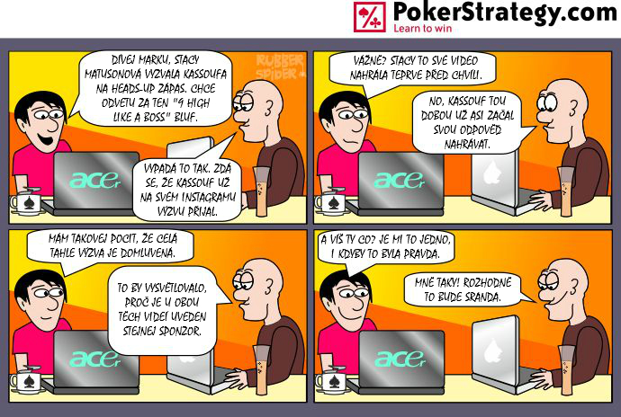 Vtipn&yacute; pokerov&yacute; komiks William Kassouf