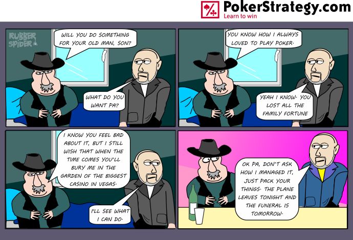 Lustige Pokercartoons Las Vegas
