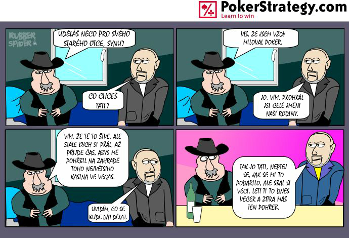 Vtipn&yacute; pokerov&yacute; komiks Las Vegas