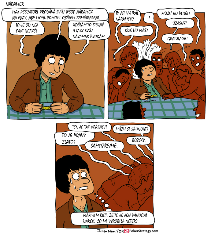 Vtipn&yacute; pokerov&yacute; komiks WSOP
