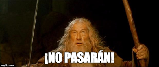 You Shall Not Pass Spanish Wizzard