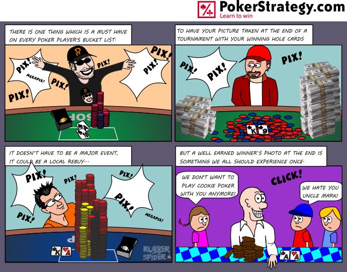 Funny Poker Cartoons Winner