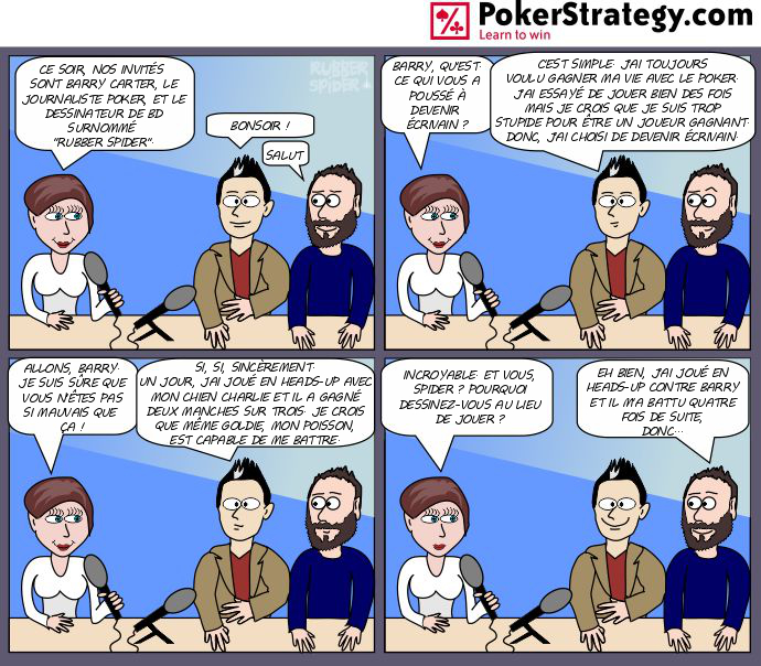 BD de poker humoristique Barry Carter