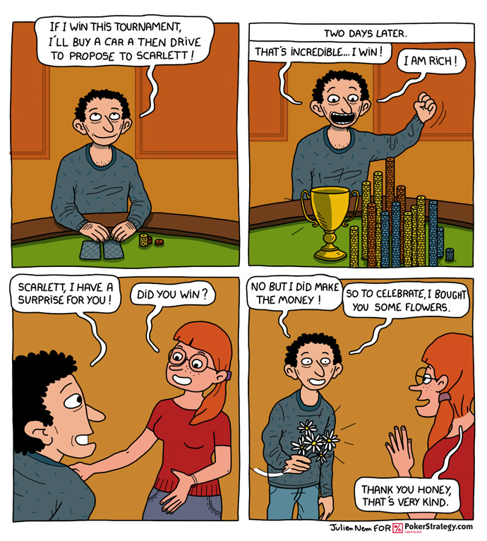 Funny Poker Cartoons Propose