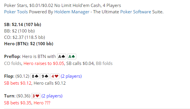 poker hand