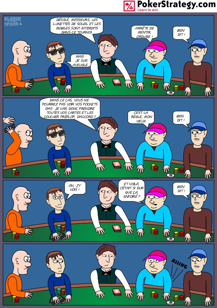 BD de poker humoristique Poker live