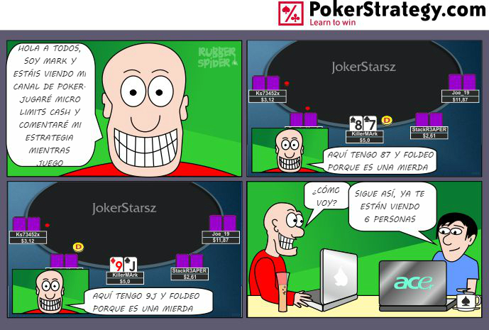 Tiras de poker divertidas Twitch