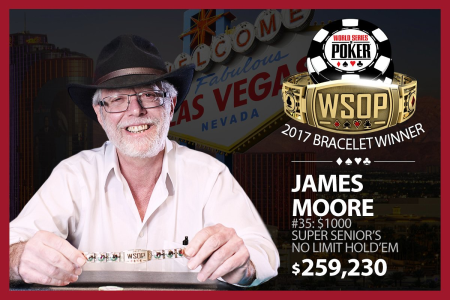 James Moore dvojnásobný WSOP šampion James Moore