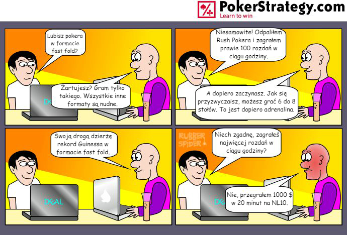 Śmieszny Pokerowy Komiks Rekord Guinnessa