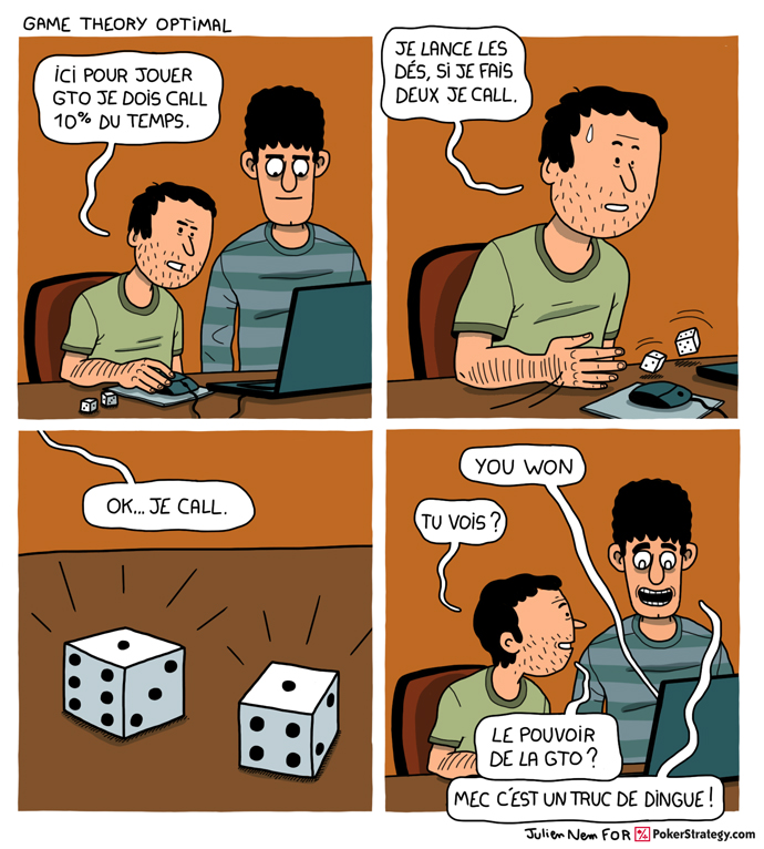 BD de poker humoristique Poker GTO