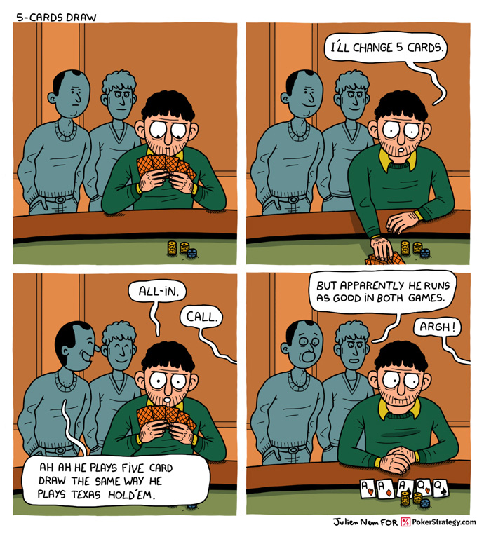 Funny Poker Cartoons Poker game