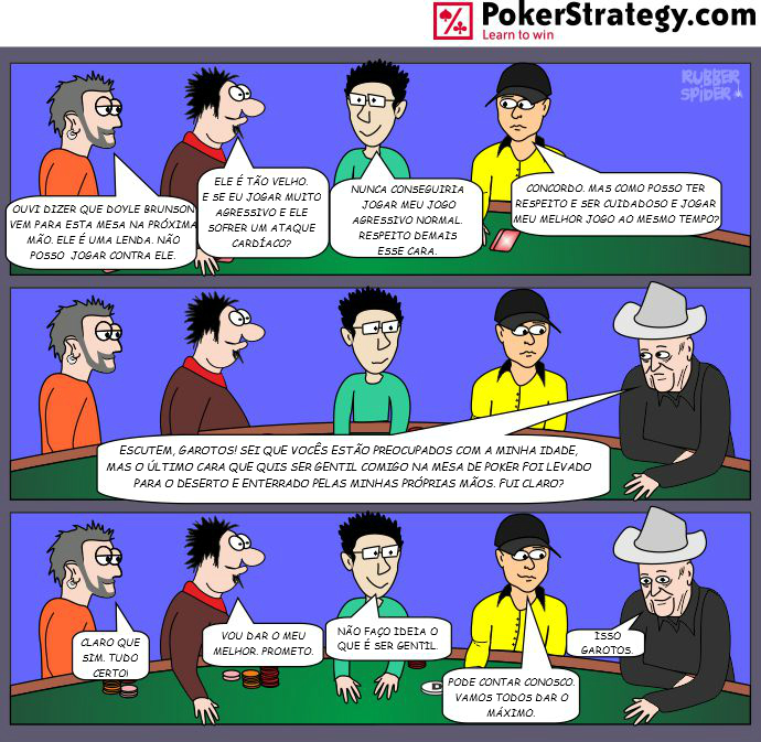 Tirinhas de poker divertidas Lenda do poker