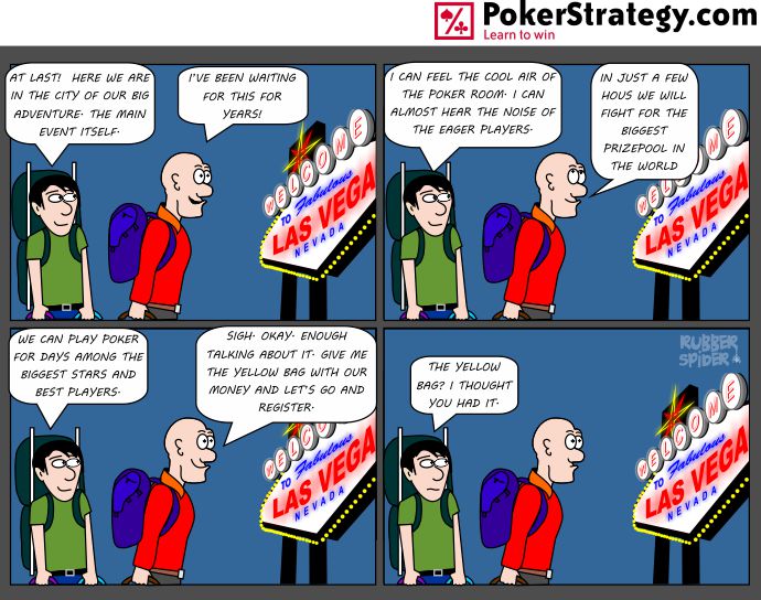 Lustige Pokercartoons Las Vegas