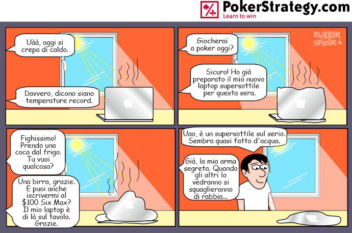 Vignette Divertenti sul Poker Laptop