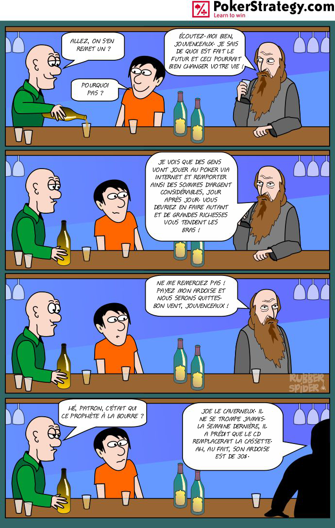 BD de poker humoristique Prophète