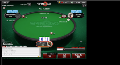 poker spin video