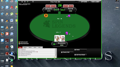 poker spin video
