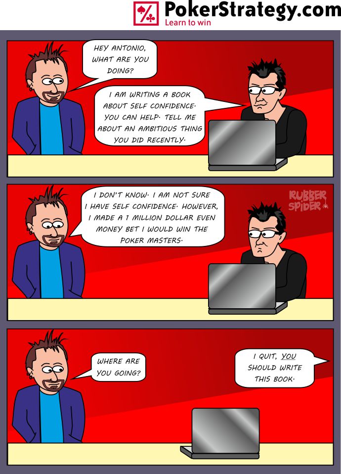 Lustige Pokercartoons Daniel Negreanu
