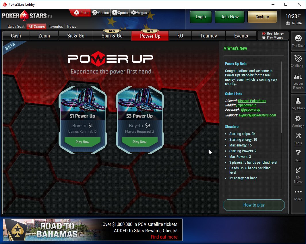 PokerStars Power Up