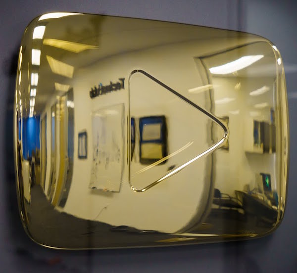 YouTube Gold Button