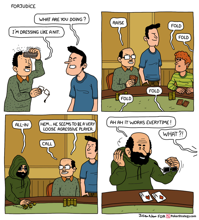 Funny Poker Cartoons Poker player