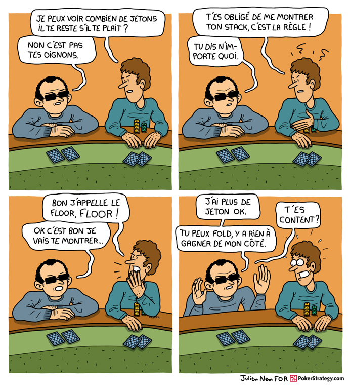 BD de poker humoristique Jetons de poker