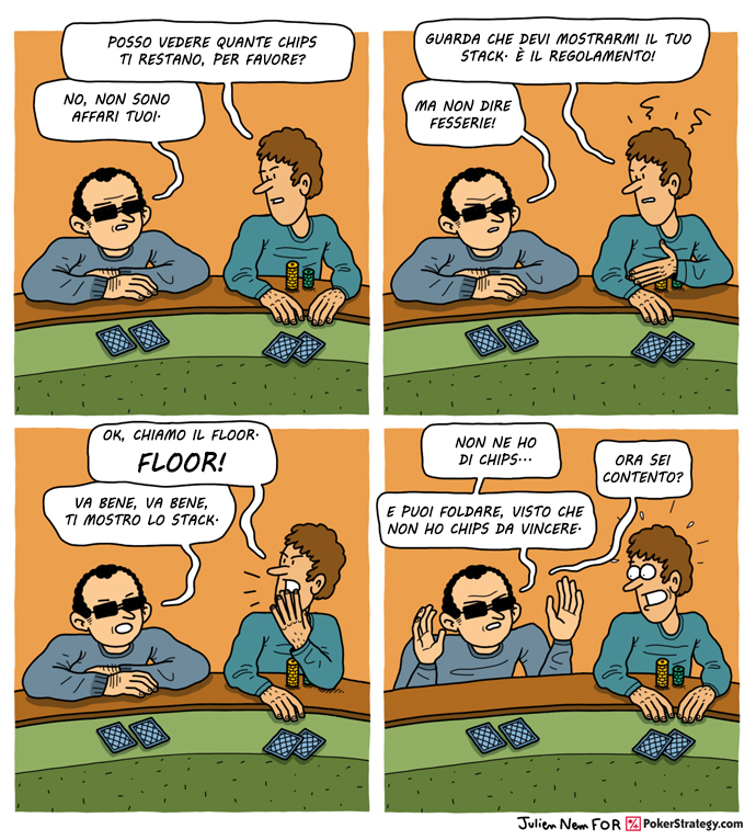 Vignette Divertenti sul Poker Poker chips