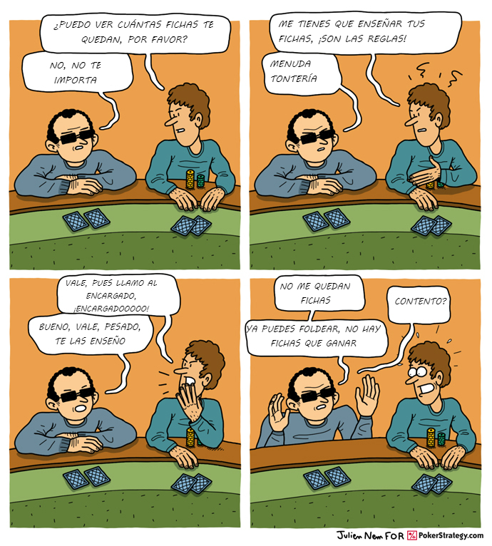 Tiras de poker divertidas Fichas de poker