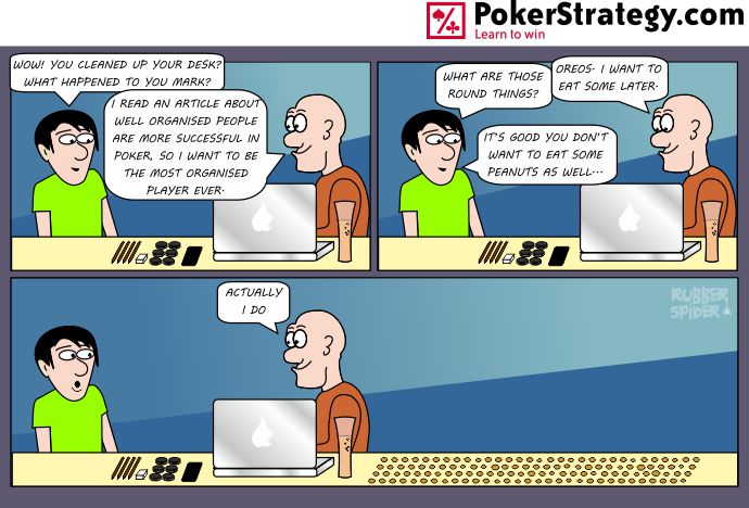 Lustige Pokercartoons Discipline
