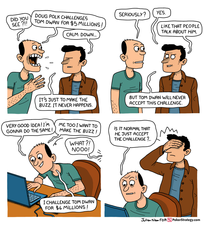 Funny Poker Cartoons Tom Dwan