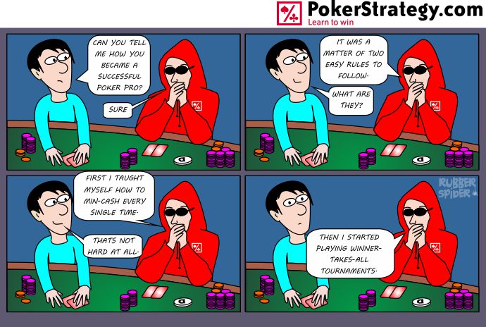 Lustige Pokercartoons Poker pro