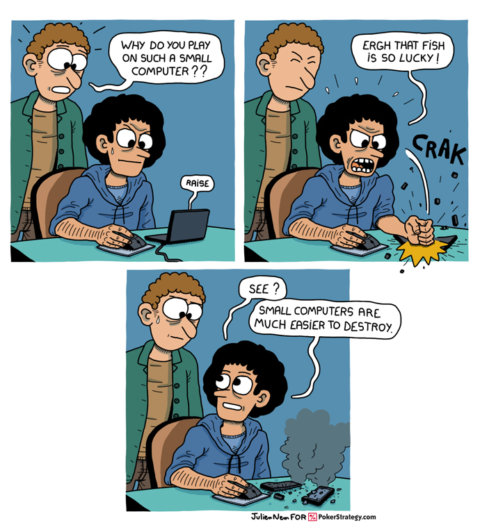 Funny Poker Cartoons Tilt