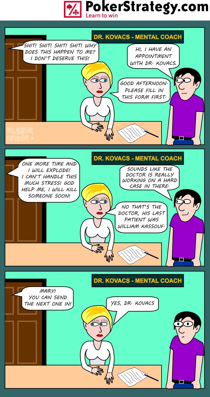 Funny Poker Cartoons William Kassouf