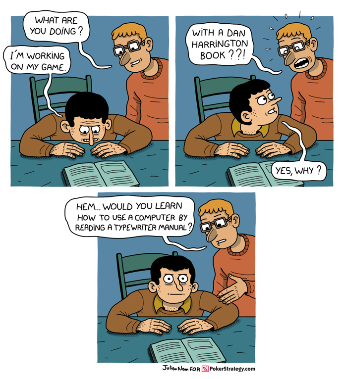 Funny Poker Cartoons Dan Harrington