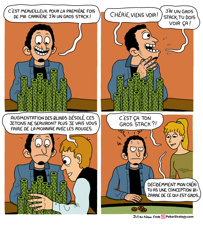 BD de poker humoristique Jetons de poker