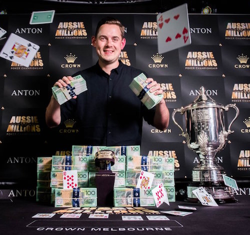 Toby Lewis wins the Aussie Millions