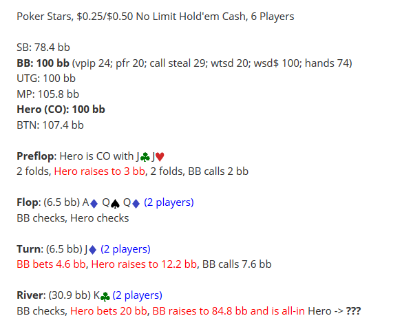 poker hand