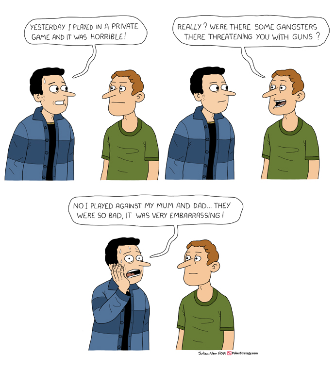Funny Poker Cartoons Home game