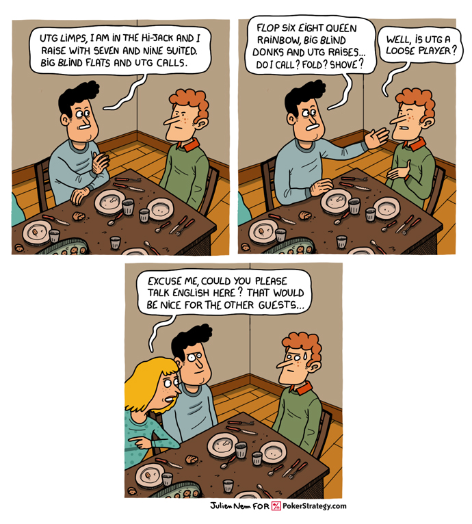 Lustige Pokercartoons Poker chat