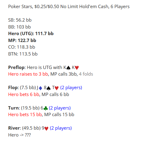 poker hand