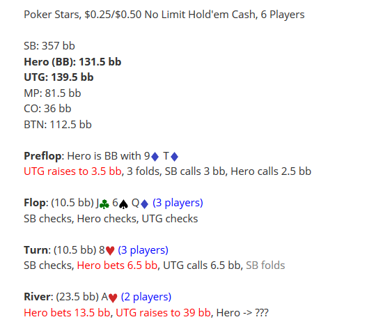 poker hand