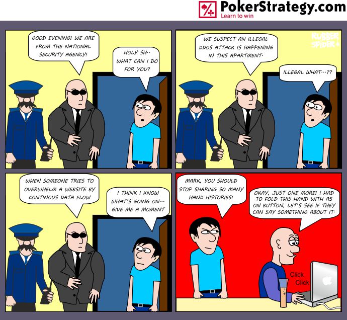 Lustige Pokercartoons Hand history