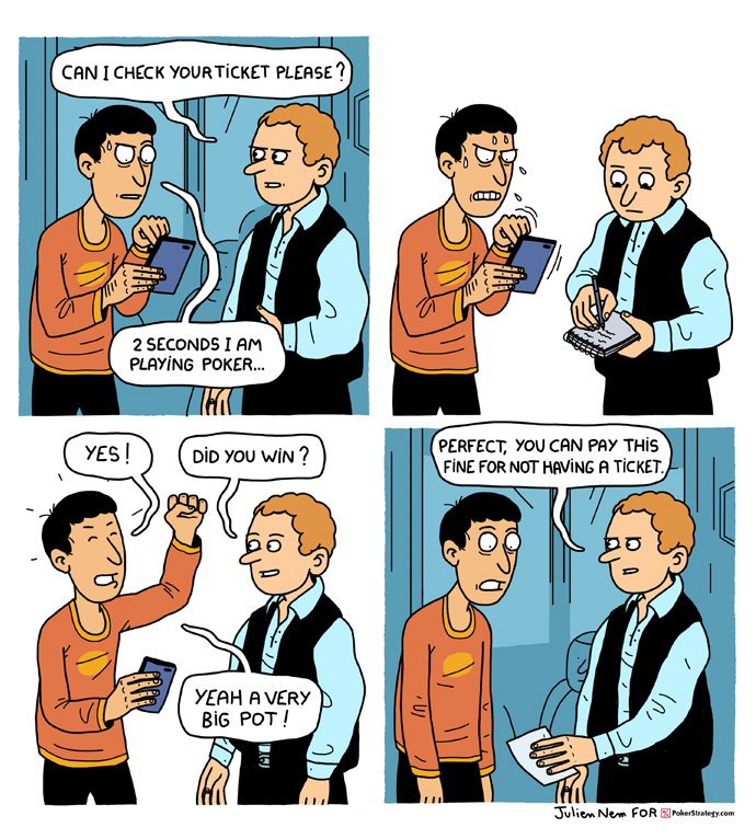 Lustige Pokercartoons Fine