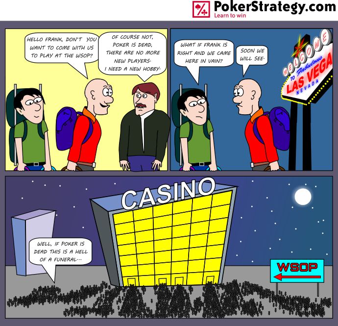 Lustige Pokercartoons Las Vegas