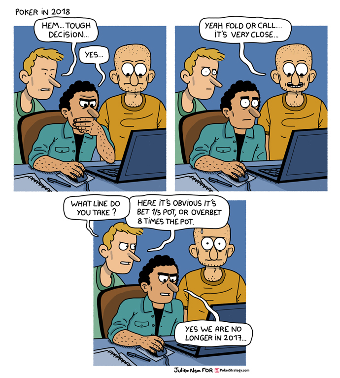 Funny Poker Cartoons Overbet