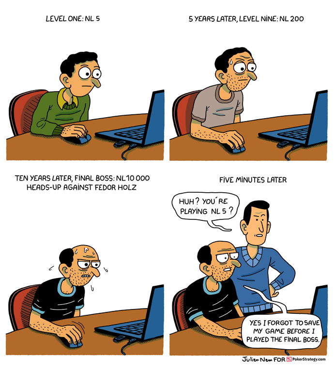 Lustige Pokercartoons Fedor Holz