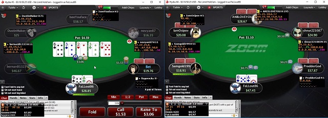 PokerStars ZOOM tendencies